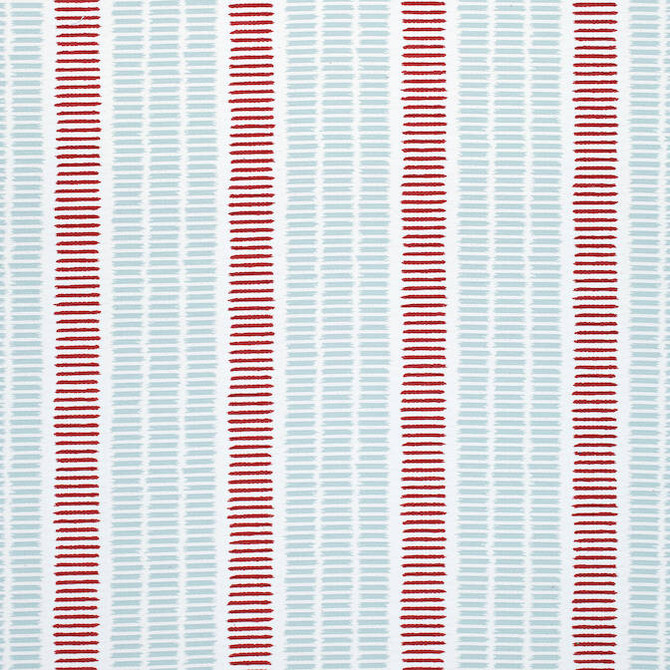 Topsail Stripe Blue and Red W73514 by Thibaut Fabric Thibaut Fabric Topsail Stripe Blue and Red W73514Fabric Landmark 100% Polyester (UV) U.S.A. </p><p>Repeat: V: 8.5 54 - Fabric Carolina -
