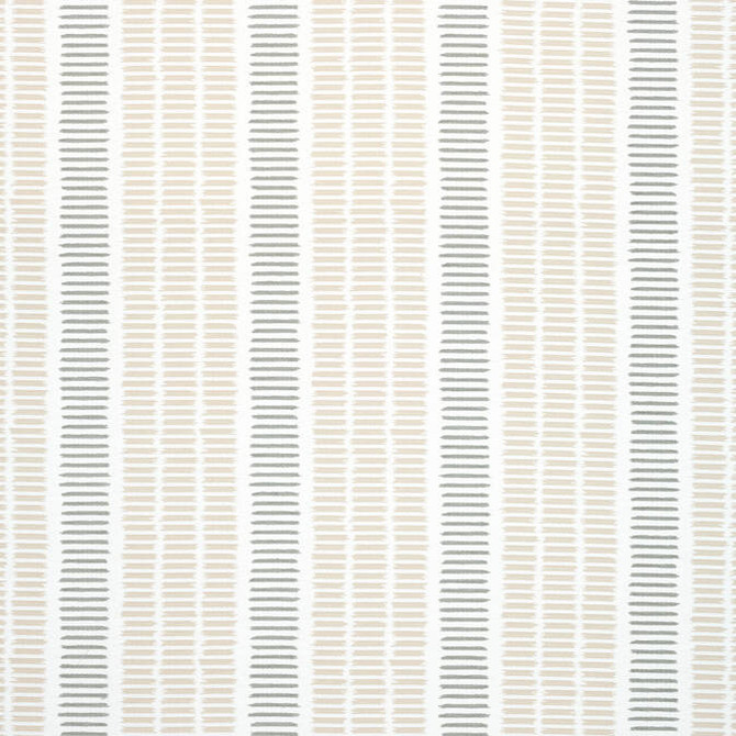 Topsail Stripe Flax and Nickel W73519 by Thibaut Fabric Thibaut Fabric Topsail Stripe Flax and Nickel W73519Fabric Landmark 100% Polyester (UV) U.S.A. </p><p>Repeat: V: 8.5 54 - Fabric Carolina -