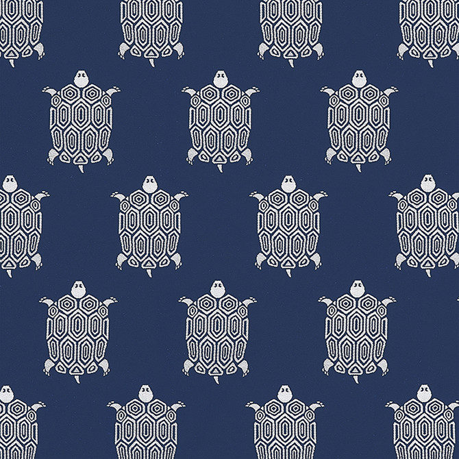 Turtle Bay Navy W81629 by Thibaut Fabric Thibaut Fabric Turtle Bay Navy W81629Fabric Locale 100% Solution Dyed Acrylic GERMANY </p><p>Repeat: V: 10 54 - Fabric Carolina -