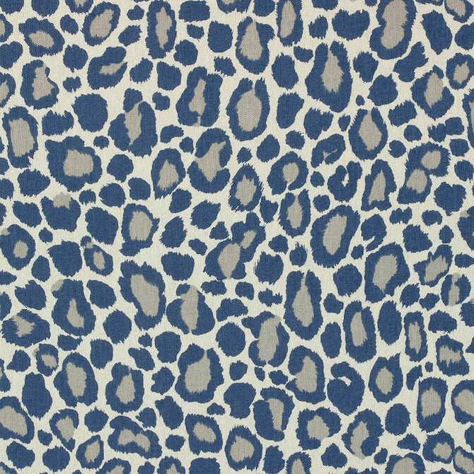 African Leopard Navy AF72981 by Anna French Fabric Anna French Fabric African Leopard Navy AF72981Fabric Manor 55% Linen, 45% Cotton U.S.A. </p><p>Repeat: V: 17.5 54 - Fabric Carolina -