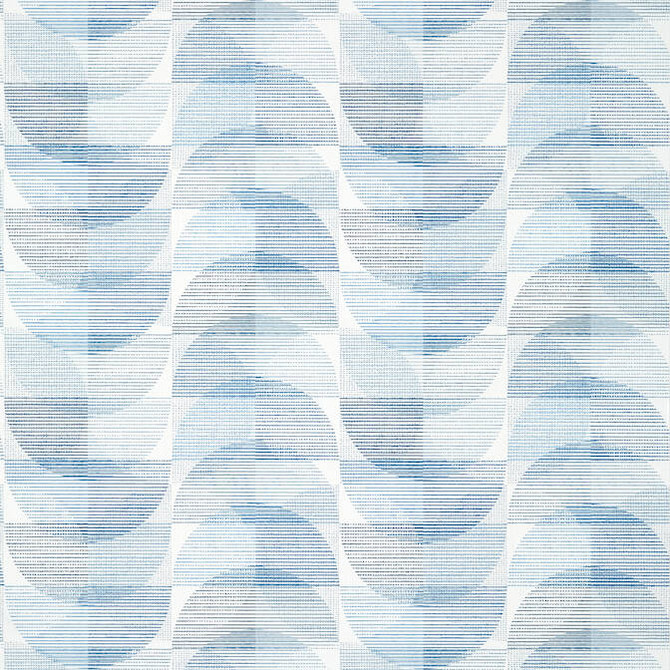 Half Moon Blue T459 by Thibaut Wallpaper Thibaut Wallpaper Half Moon Blue T459Wallpaper Modern Resource Non Woven Wallpaper U.S.A. </p><p>Repeat: V: 25.25 27 - Fabric Carolina -