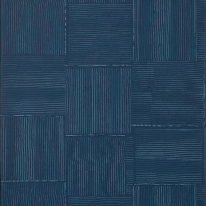 Hayworth Navy T420 by Thibaut Wallpaper Thibaut Wallpaper Hayworth Navy T420Wallpaper Modern Resource Non Woven Wallpaper U.S.A. </p><p>Repeat: V: 25.25 27 - Fabric Carolina -