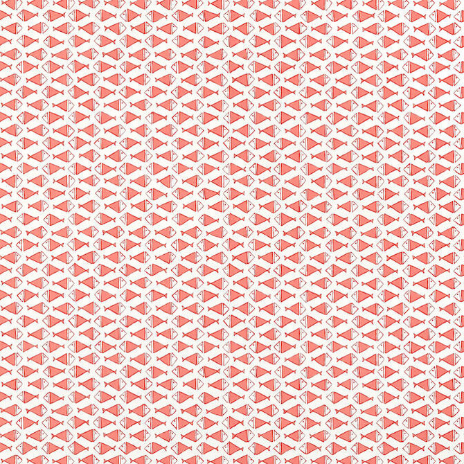 Pisces Coral T13329 by Thibaut Wallpaper Thibaut Wallpaper Pisces Coral T13329Wallpaper Pavilion Non-Woven Vinyl Wallpaper UNITED STATES </p><p>Repeat: V: 1.5 27 - Fabric Carolina -