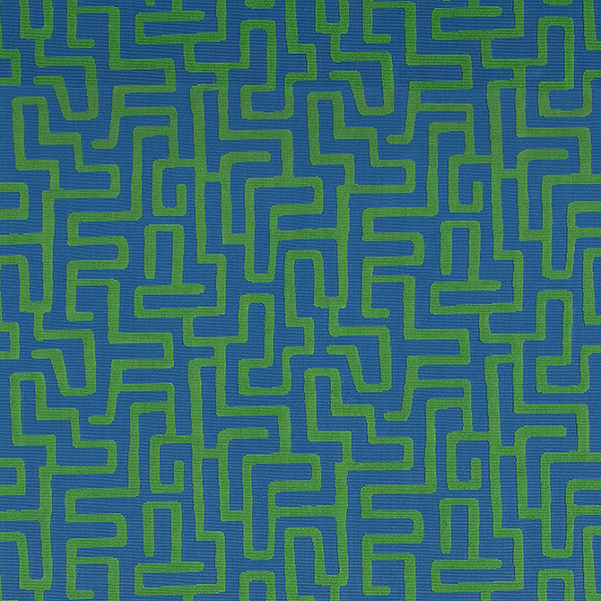 Terrace Lane Blue and Green W742034 by Thibaut Fabric Thibaut Fabric Terrace Lane Blue and Green W742034Fabric Sojourn Fabric Book 100% Cotton INDIA </p><p>Repeat: V: 12.5 54 - Fabric Carolina -
