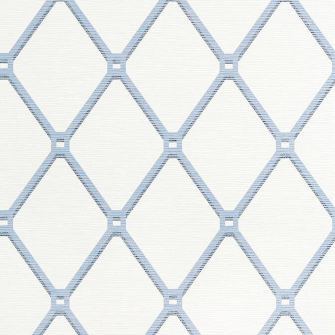 Easom Trellis Blue T4052 by Thibaut Wallpaper Thibaut Wallpaper Easom Trellis Blue T4052Wallpaper Surface Resource Wallpaper U.S.A. </p><p>Repeat: V: 12.75 27 - Fabric Carolina -