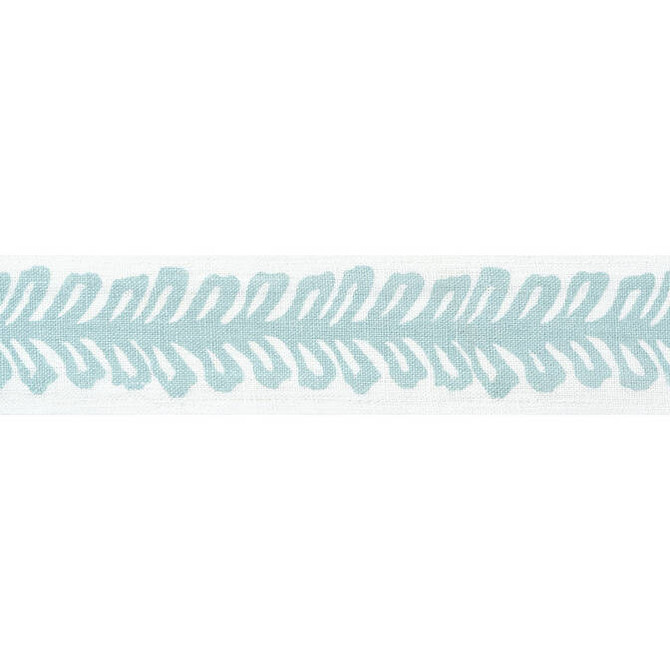 Lenox Tape Mist E12036 by Thibaut Fabric Thibaut Fabric Lenox Tape Mist E12036Fabric Tapes & Trims Volume 1 100% Linen INDIA </p><p>Repeat: V: 3.75 2 - Fabric Carolina -