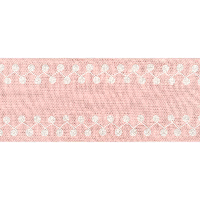 Perla Tape Blossom E12218 by Thibaut Fabric Thibaut Fabric Perla Tape Blossom E12218Fabric Tapes & Trims Volume 3 63% Linen, 34% Viscose, 3% Spun Poly INDIA </p><p>Repeat: V: 0.5 3.375 - Fabric Carolina -