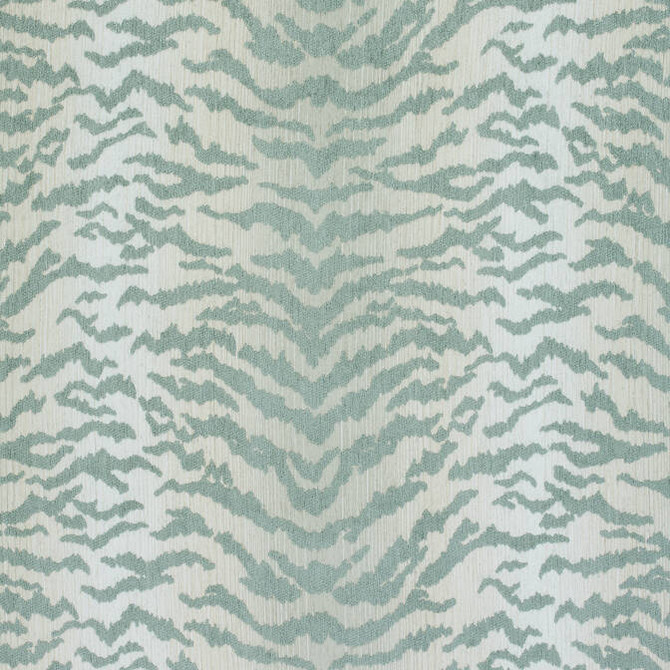 Aja Celadon W80447 by Thibaut Fabric Thibaut Fabric Aja Celadon W80447Fabric Woven Res. 10: Menagerie 81%Ray 10%Cot 9%Poly-acr back U.S.A. </p><p>Repeat: V: 42.5 54 - Fabric Carolina -