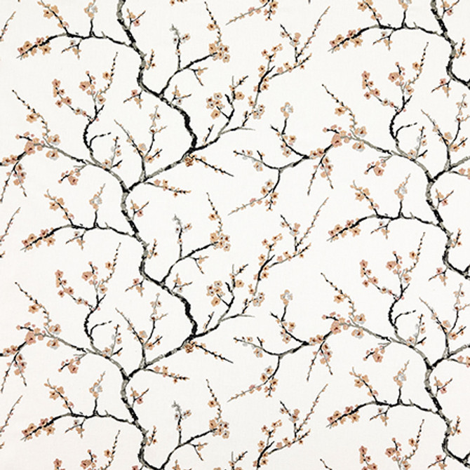 Find The Beauty Blush by Carole Fabric First Impressions Base: 50% Poly, 50% Cotton Embr: 60% Poly, 40% Cotton India  15 3/8" V, 25 1/8" H 50"  - Fabric Carolina -