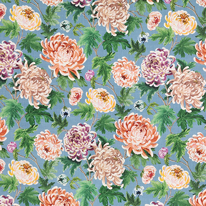 Love Song Multi by Carole Fabric First Impressions 90% Cotton, 10% Linen Pakistan  27" V, 13 1/2" H HD 54"  - Fabric Carolina -