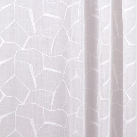 Crushing Quartz by Carole Fabric Sheer Movement 100% Polyester Turkey  6" V, 7 7/8" H 104"  - Fabric Carolina -