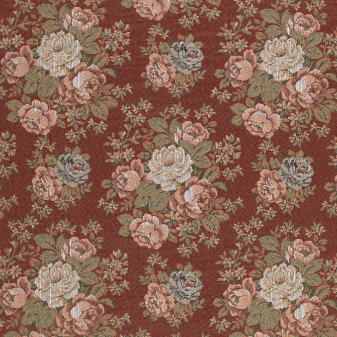 D4377 Paprika by Charlotte Fabric Tapestry Classics III 70% Polyester, 30% Cotton Asia Exceeds 120,000 Wyzenbeek Rubs (Heavy Duty) Horizontal 14" x Vertical 14" 54 Inches - Fabric Carolina -