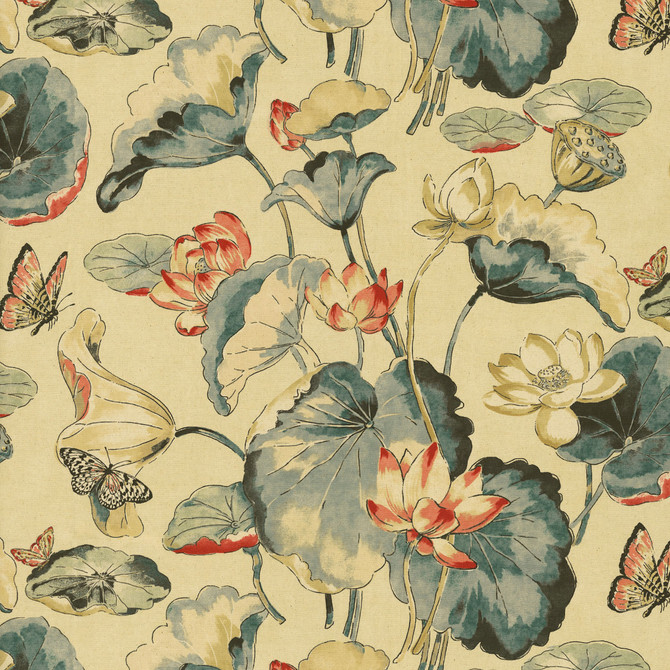 S6776 Navy by Greenhouse Fabric 88% Cotton, 20% Linen China 15,000 </p><p>Repeat: 27" H, 25.25" V 54" - Fabric Carolina -