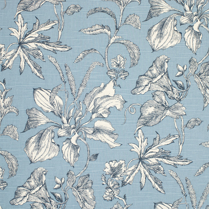 S6852 Sky Blue by Greenhouse Fabric 100% Cotton Pakistan 12,000 </p><p>Repeat: 13.5" H, 25.25" V 54" - Fabric Carolina -