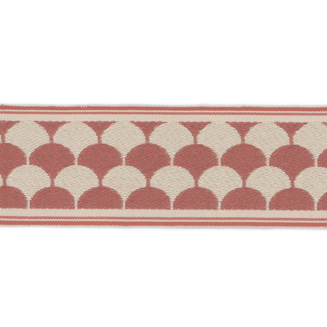 Jolie Tape 5 Clay by Stout Trim Stout Trim Jolie Tape 5 ClayTrim NEW TRADITIONS TRIM 100%SVI CHINA </p><p>Repeat: H: 1.250, V: 0.000 3 in - Fabric Carolina -
