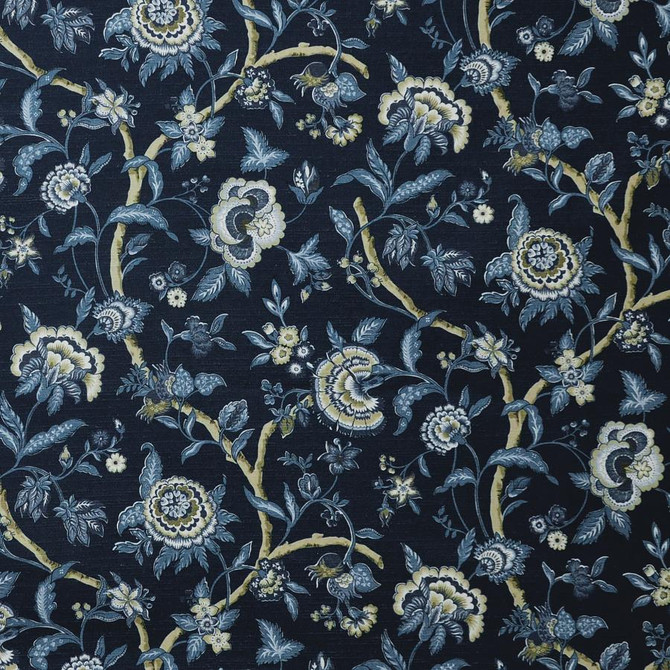 Queensbury # 115 Ocean by Maxwell Fabric Color Theory-Vol.Vii Neptune 100% COTTON SPAIN V-18" H-13.5" 54" - Fabric Carolina -