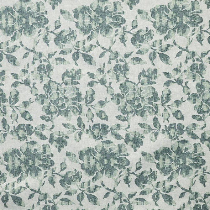 Chandra # 326 Teal by Maxwell Fabric Color Theory-Vol.Vii Jungle Room 70% COTTON
25% POLYESTER
5% LINEN INDIA V-20" H- 10.8" 54" - Fabric Carolina -