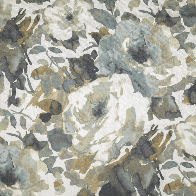 Covent Garden 523 Pond by Maxwell Fabric PRINT GALLERY II 100% COTTON INDIA  V-25.8" H-27.6" 55"  - Fabric Carolina -