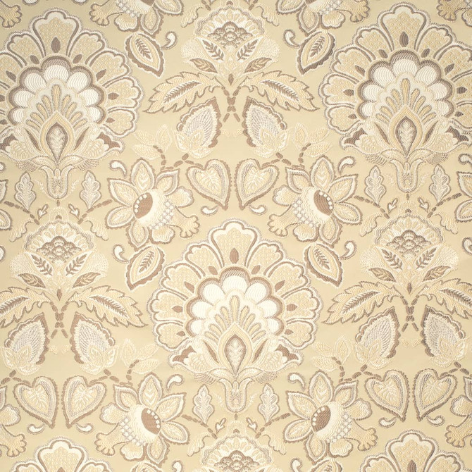 D4438 Felicity Oyster by Charlotte Fabric Vintage Damask 100% Polyester Asia </p><p>Repeat: Horizontal 14.75" x Vertical 18.25" 54 Inches - Fabric Carolina -