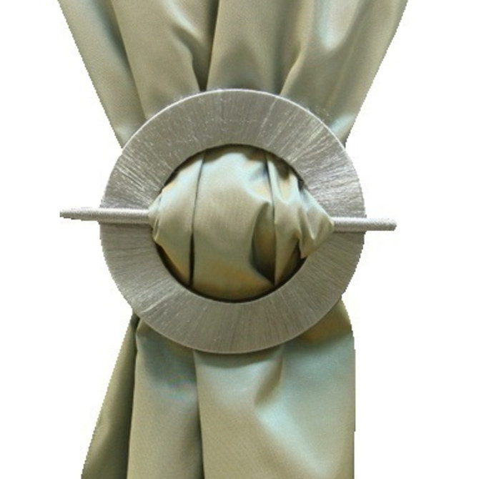 Columbus Silver by Europatex Fabric Columbus 85% Wood, 15% Polyester 6.50 inches - Fabric Carolina -