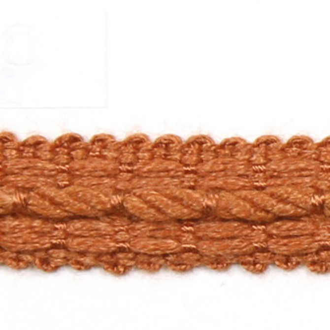 Le Lin Braid Rust by Europatex Fabric Le Lin 63% Linen, 37% Rayon 0.50 inches - Fabric Carolina -