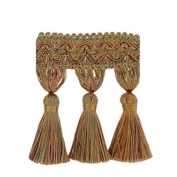 Malaga Autumn Field by Europatex Fabric Malaga Tassel Fringe 1.5 3.50 inches - Fabric Carolina -