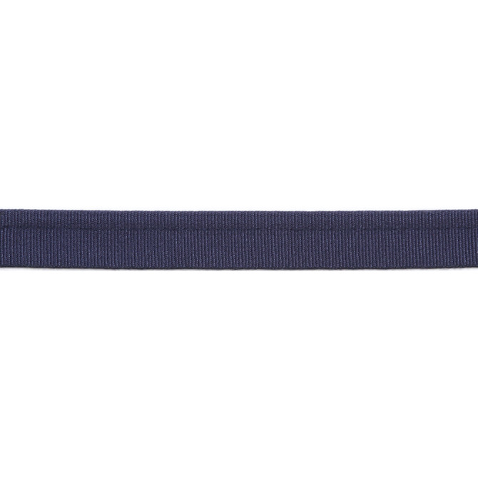 Versailles 1/4" Grosgrain Ribbon Lip Cord Indigo by Europatex Fabric Versailles 64% Rayon, 34% Cotton, 2% Polyester 0.25 inches - Fabric Carolina -