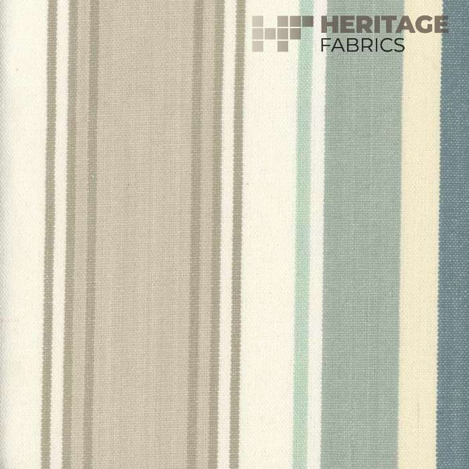 Bridgewater Spa by Heritage Fabric - 100% Cotton India 30,000 Horizontal: 13.5" and Vertical: N/A 54" - Fabric Carolina -