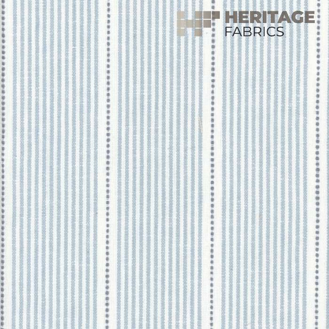 Interchange Cornflower by Heritage Fabric - 52% Cotton 48% Polyester India 45,000 Horizontal: 2.75" and Vertical: N/A 54" - Fabric Carolina -
