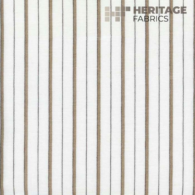 Piper Taupe by Heritage Fabric - 100% Cotton India 12,000 Horizontal: 1.08" and Vertical: N/A 54" - Fabric Carolina -