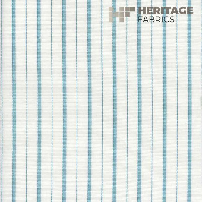 Piper Teal by Heritage Fabric - 100% Cotton India 12,000 Horizontal: 1.08" and Vertical: N/A 54" - Fabric Carolina -