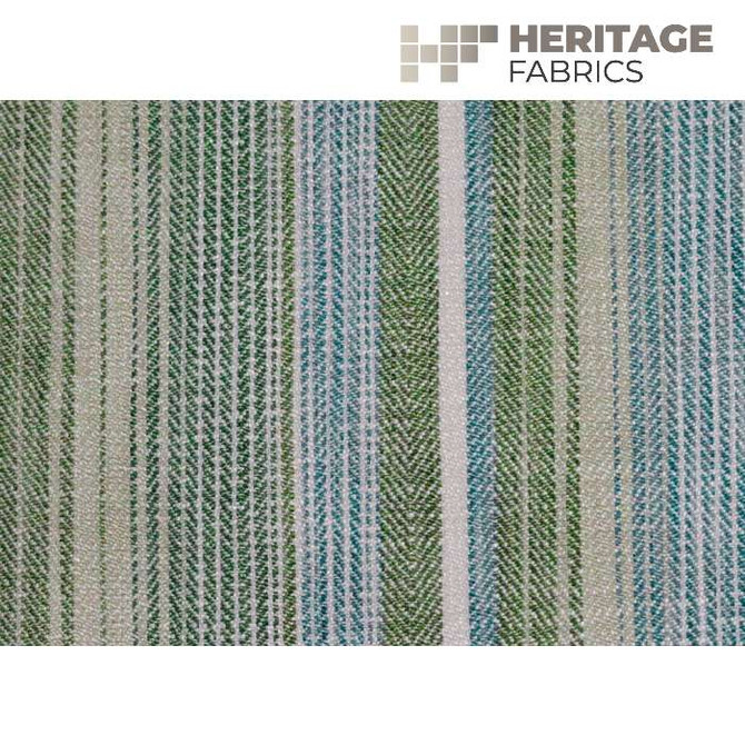 Sonoma Stripe Spring by Heritage Fabric - 100% Polyester India 33,000 Horizontal: 13.5" and Vertical: N/A 54" - Fabric Carolina -