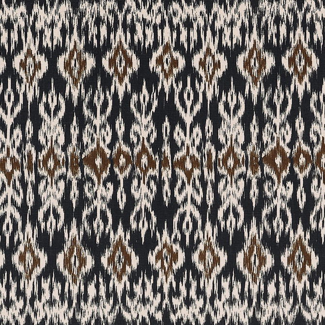 Atlas Ikat Basalt Black F912051 by Thibaut Fabric Thibaut Fabric Atlas Ikat Basalt Black F912051Fabric Vista </p><p>Repeat: V: 16.50" (41.91 cm) 54.00" (137.16 cm) - Fabric Carolina -
