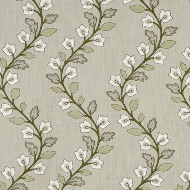 <p>Abbots Field Ivy by Carole Fabric</p><p><strong>Required Minimum Quantity Purchase: 2 yards</strong></p><p>Book: Forget Me Knot</p><p>Content: Base: 52% Cotton, 48% Polyester Embr: 70% Cotton, 30% Rayon</p><p>Origin: </p><p>Performance: 20,000 Wyzenbeek Double Rubs</p><p>Repeat: 12 1/2" V, 18" H</p><p>Width: 54*"</p>