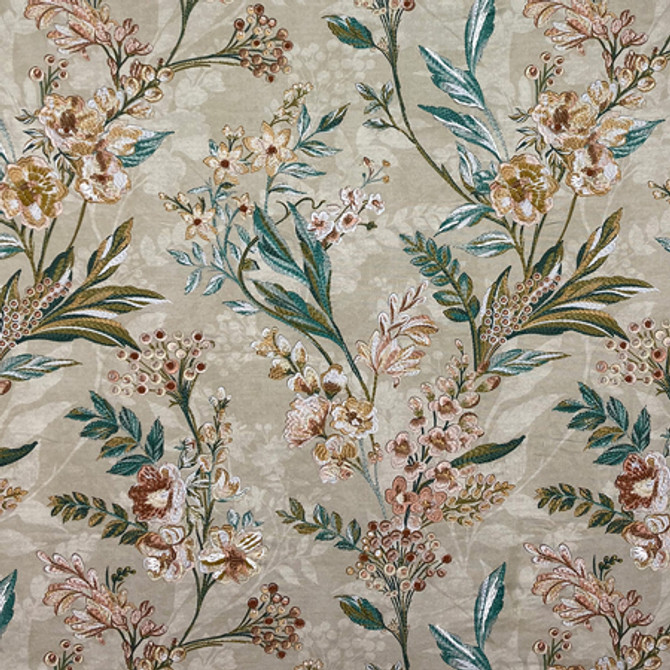 <p>Embrace Nature Springtime by Carole Fabric</p><p><strong>Required Minimum Quantity Purchase: 2 yards</strong></p><p>Book: Moodscapes</p><p>Content: Base: 100% Cotton Embr: 90% Cotton, 10% Acrylic</p><p>Origin: </p><p>Performance: N/A</p><p>Repeat: 33" V, 27" H</p><p>Width: 54*"</p>