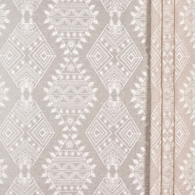 <p>For A Lifetime Natural by Carole Fabric</p><p><strong>Required Minimum Quantity Purchase: 2 yards</strong></p><p>Book: Sheer Delight</p><p>Content: Base: 35% Cotton, 35% Linen, 17% Viscose, 13% Polyester Embr: 50% Cotton, 50% Viscose</p><p>Origin: </p><p>Performance: N/A</p><p>Repeat: 9 1/2" V, 10 7/8" H</p><p>Width: 54*"</p>