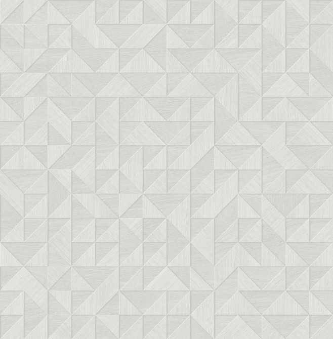 Gallerie Light Grey Geometric Wood Wallpaper by A-Street Prints Alchemy Covers about 56.4 square feet 20.5-in by 33-ft long roll Unpasted 10.4 - Fabric Carolina -