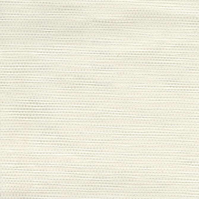 Henan White Paper Weave Wallpaper by Kenneth James Canton Road Covers about 72 square feet 36-in by 24-ft long roll Unpasted 0 - Fabric Carolina -