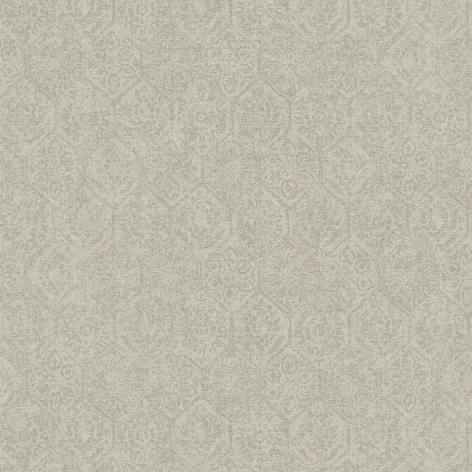 Edsel Grey Geometric Wallpaper by Advantage Cuba Covers about 57.5 square feet 20.9-in by 33-ft long roll Unpasted 25.2 - Fabric Carolina -