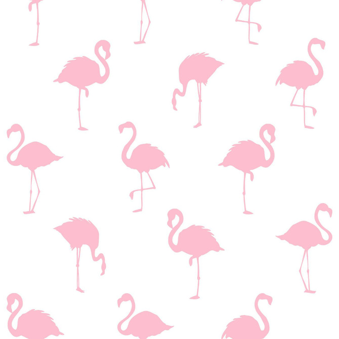 Lovett Pink Flamingo Wallpaper by ESTA Home Design Department Covers about 56.4 square feet 20.5-in by 33-ft long roll Unpasted 20.9 - Fabric Carolina -