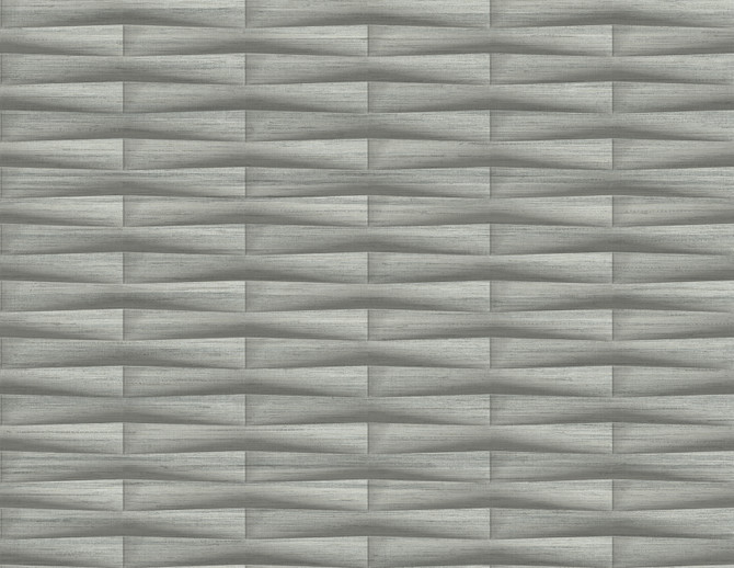 Gator Slate Geometric Stripe Wallpaper by A-Street Prints Inlay Covers about 60.8 square feet 27-in by 27-ft long roll Unpasted 10.4 - Fabric Carolina -