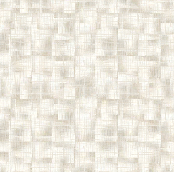 Ting Cream Lattice Wallpaper by A-Street Prints Loom Covers about 60.8 square feet 27-in by 27-ft long roll Unpasted 27 - Fabric Carolina -