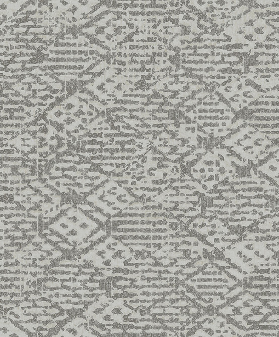 Helene Pewter Glitter Geometric Wallpaper by A-Street Prints Lumina Covers about 57.8 square feet 21-in by 33-ft long roll Unpasted 12.6 - Fabric Carolina -