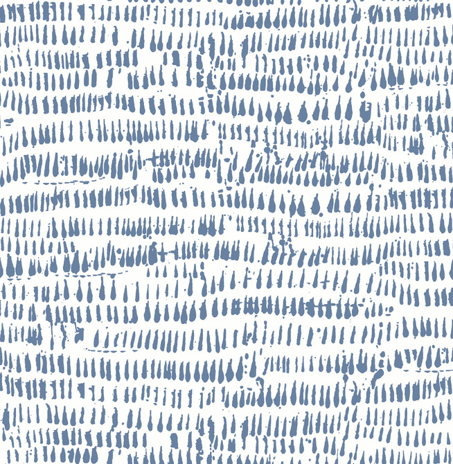 Runes Blue Brushstrokes Wallpaper by A-Street Prints Mistral Covers about 56.4 square feet 20.5-in by 33-ft long roll Unpasted 10.4 - Fabric Carolina -