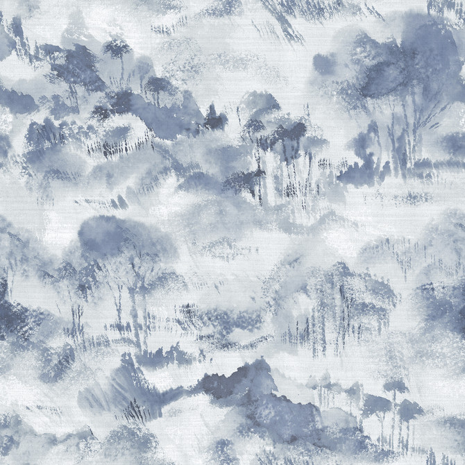 Nara indigo Nara indigo Toile Wallpaper by A-Street Prints Scott Living II Covers about 60.8 square feet 27-in by 27-ft long roll Unpasted 27 - Fabric Carolina -