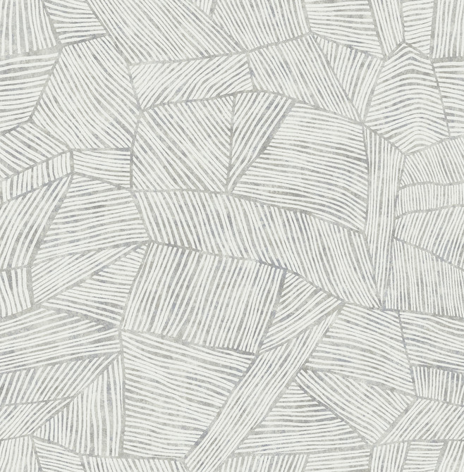 Aldabra Grey TextuGeometric Wallpaper by A-Street Prints Seychelles Covers about 56.4 square feet 20.5-in by 33-ft long roll Unpasted 20.9 - Fabric Carolina -