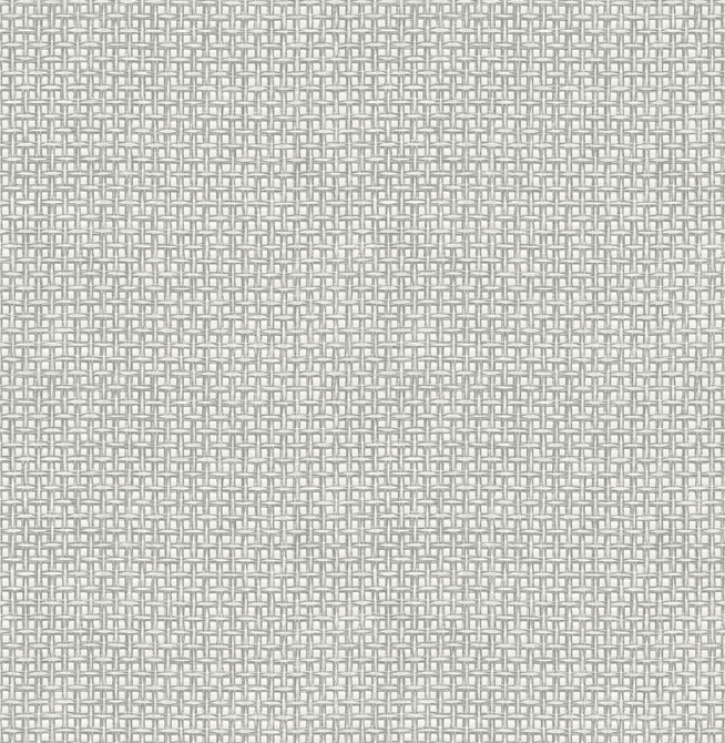 Zia Grey Basketweave Wallpaper by A-Street Prints Seychelles Covers about 56.4 square feet 20.5-in by 33-ft long roll Unpasted 10.4 - Fabric Carolina -