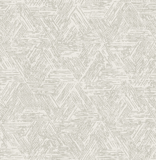 Retreat Grey Quilted Geometric Wallpaper by A-Street Prints Terrace Covers about 56.4 square feet 20.5-in by 33-ft long roll Unpasted 10.4 - Fabric Carolina -