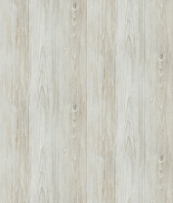 Mapleton Light Grey Wood Wallpaper by Chesapeake The Cottage Covers about 56.4 square feet 20.5-in by 33-ft long roll Prepasted 24 - Fabric Carolina -