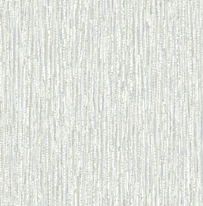 Corliss Grey Beaded Strands Wallpaper by A-Street Prints Solace Covers about 56.4 square feet 20.5-in by 33-ft long roll Unpasted 20.86 - Fabric Carolina -
